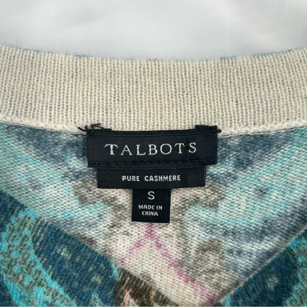 Talbots‎ 100% Cashmere 3/4 Sleeve Sweater Size Small
